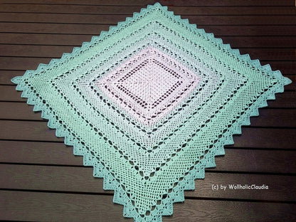 Häkelanleitung - Mitteldecke "Sonnenlicht "