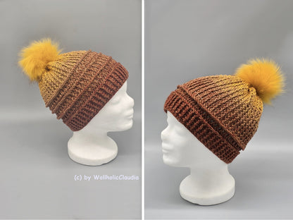 Häkelanleitung Mütze "Abendstern" - alle Größen