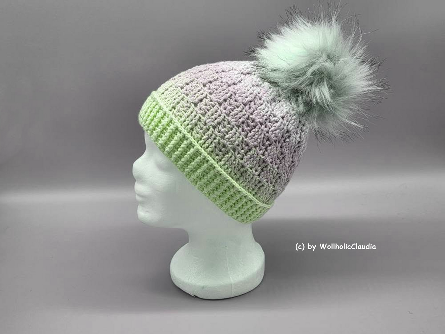 Häkelanleitung Set Mütze + Stirnband "Kleopatra" - alle Größen - unisex