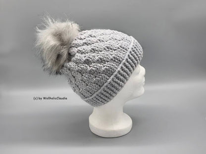 Häkelanleitung Set Mütze + Stirnband "Kleopatra" - alle Größen - unisex