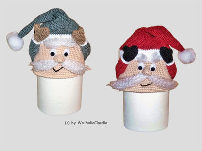 Häkelanleitung WC Rollen Mütze "Ni-Klo-Klaus"