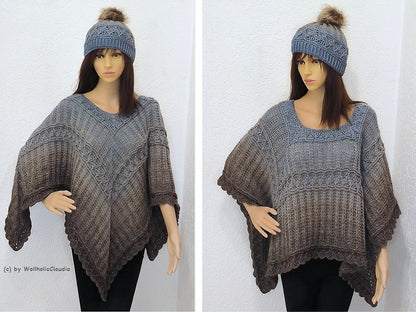 Häkelanleitung Poncho "Cäsar"