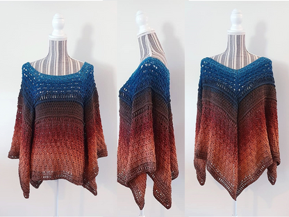 Häkelanleitung Poncho "Florence"
