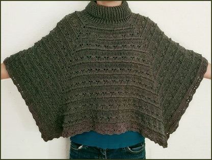 Häkelanleitung Poncho Kendra + Mütze