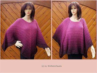 Häkelanleitung Poncho "Zauberland"