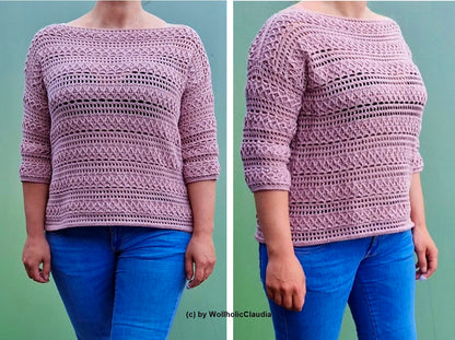 Häkelanleitung Pulli "Summerspring"
