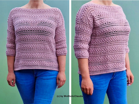 Häkelanleitung Pulli "Summerspring"