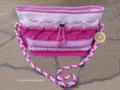 Häkelanleitung Tasche "Sunflower" - 3 Größen