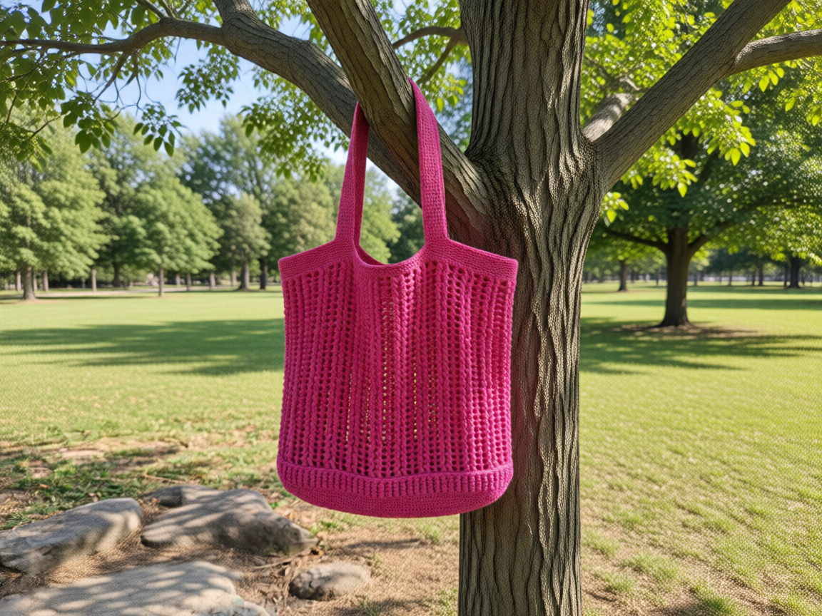 Häkelanleitung Tasche/ Shopper "Teardrops" - 3 Größen
