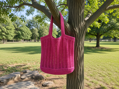Häkelanleitung Tasche/ Shopper "Teardrops" - 3 Größen