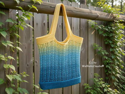 Häkelanleitung Tasche/ Shopper "Teardrops" - 3 Größen