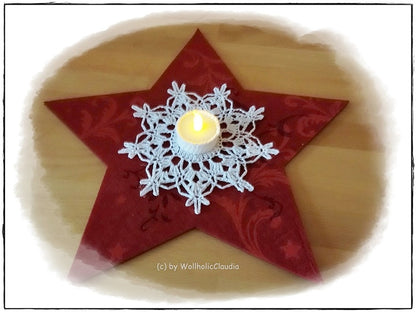 Häkelanleitung LED Teelichthalter + Stern 2021