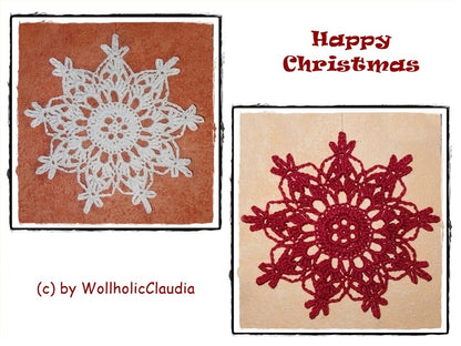 Häkelanleitung LED Teelichthalter + Stern 2021