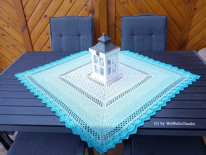 Häkelanleitung - Mitteldecke "Nordsee"