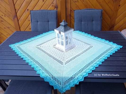 Häkelanleitung - Mitteldecke "Nordsee"