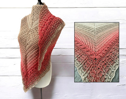 Häkelanleitung Tuch "Watteweich"