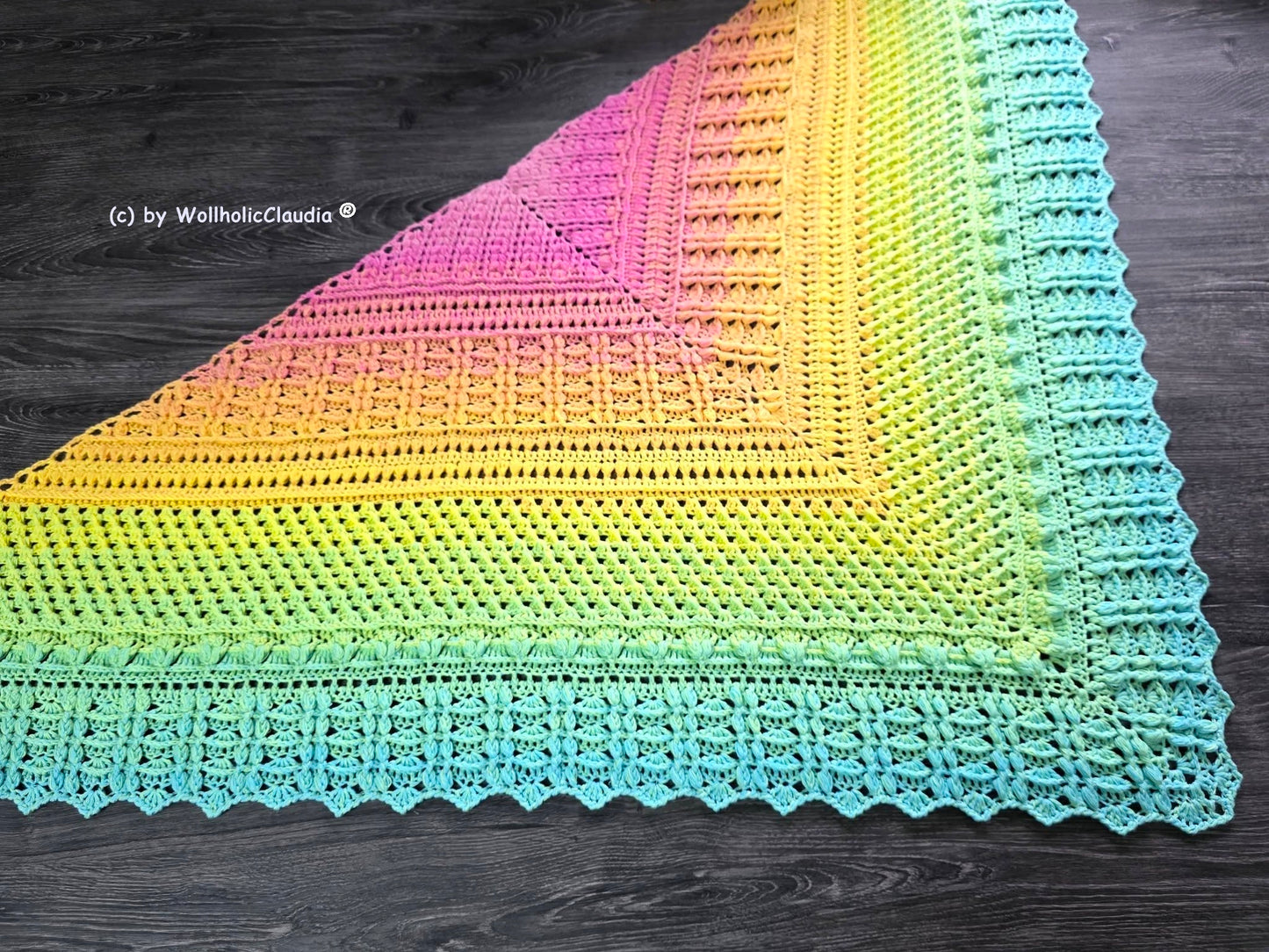 Häkelanleitung Tuch "Watteweich"