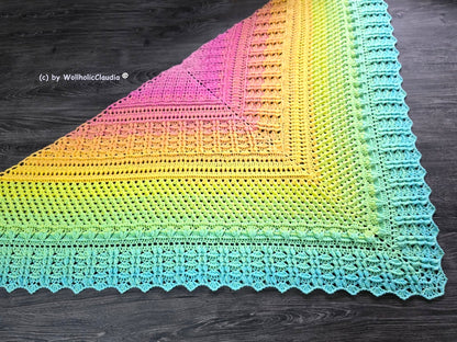 Häkelanleitung Tuch "Watteweich"