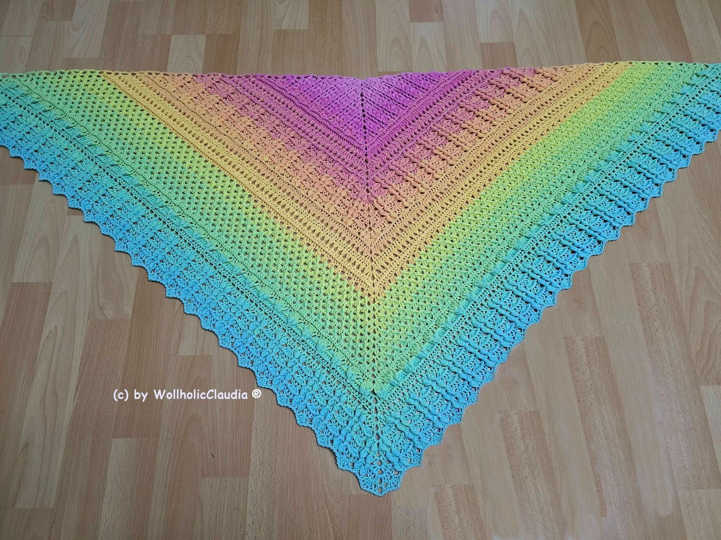 Häkelanleitung Tuch "Watteweich"