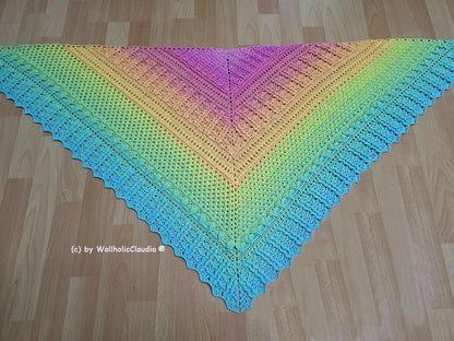 Häkelanleitung Tuch "Watteweich"