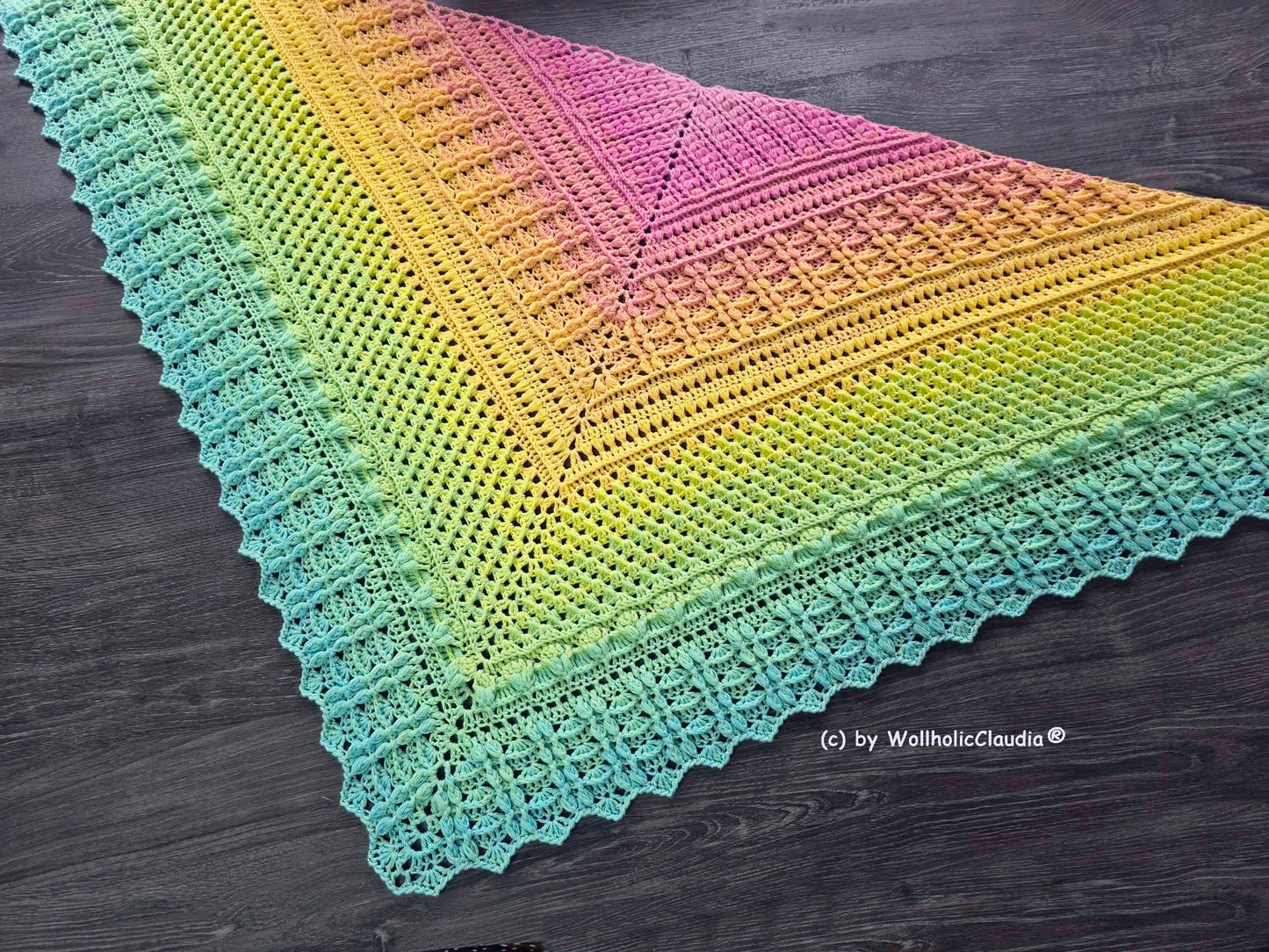 Häkelanleitung Tuch "Watteweich"