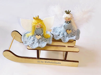 Häkelanleitung "Schutzengel - Weihnachtsengel" Tischdeko, Baumschmuck