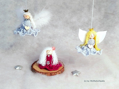 Häkelanleitung "Schutzengel - Weihnachtsengel" Tischdeko, Baumschmuck