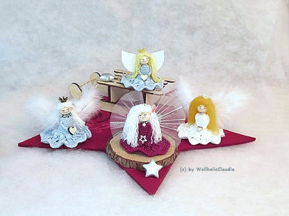 Häkelanleitung "Schutzengel - Weihnachtsengel" Tischdeko, Baumschmuck