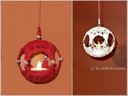 Häkelanleitung Deko-Kugel - Leuchtkugel - Weihnachtskugel