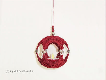 Häkelanleitung Deko-Kugel - Leuchtkugel - Weihnachtskugel